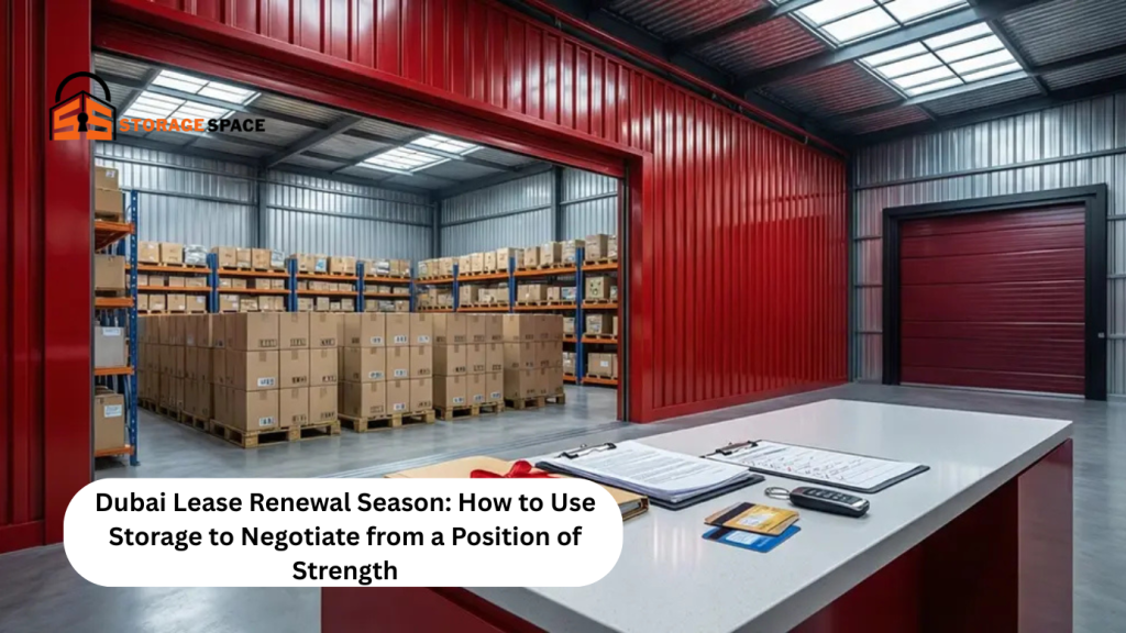 Dubai Lease Renewal Season How to Use Storage to Negotiate from a Position of Strength storage space dubai